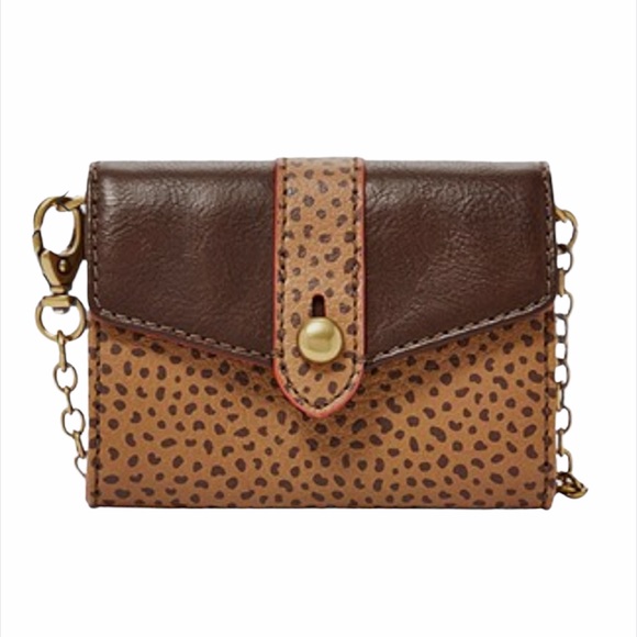 Fossil Blake On A String Animal Print Wallet - Picture 3 of 5